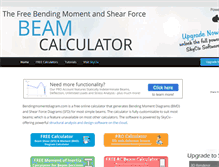 Tablet Screenshot of bendingmomentdiagram.com